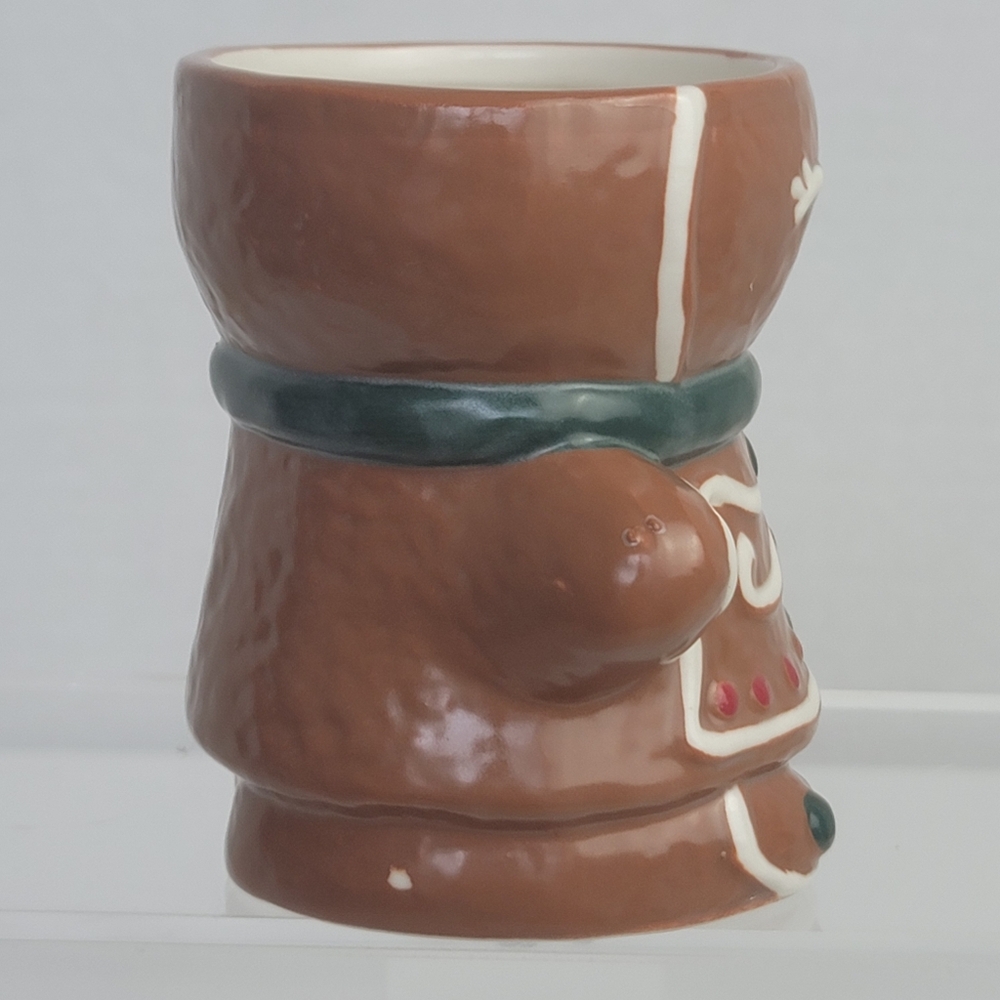 Pottery Barn Holiday Christmas Ms. Spice Gingerbread Candy Cane Handle Mug - Picture 4 of 13